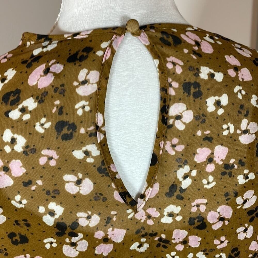 Floral Cottagecore/Prairie Style Ruffle Midi Dress - Picture 8 of 10
